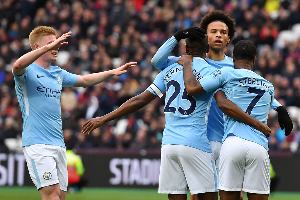 Tekuk West Ham 4-1, Manchester City Cetak Rekor
