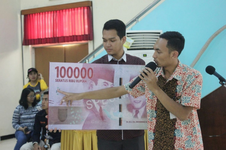 Mahasiswa di Malang Diedukasi Keaslian Uang Rupiah