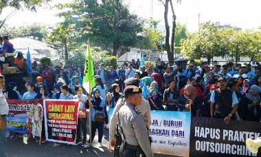 Polda Jabar Antisipasi <i>Sweeping</i> Buruh saat May Day