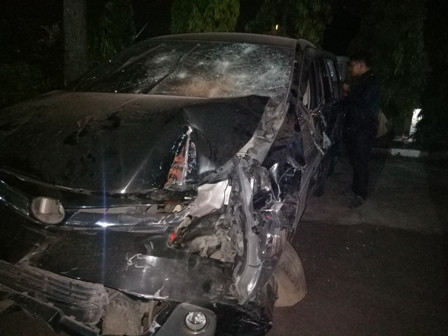 Mobil Tabrak Belasan Kendaraan di Malang