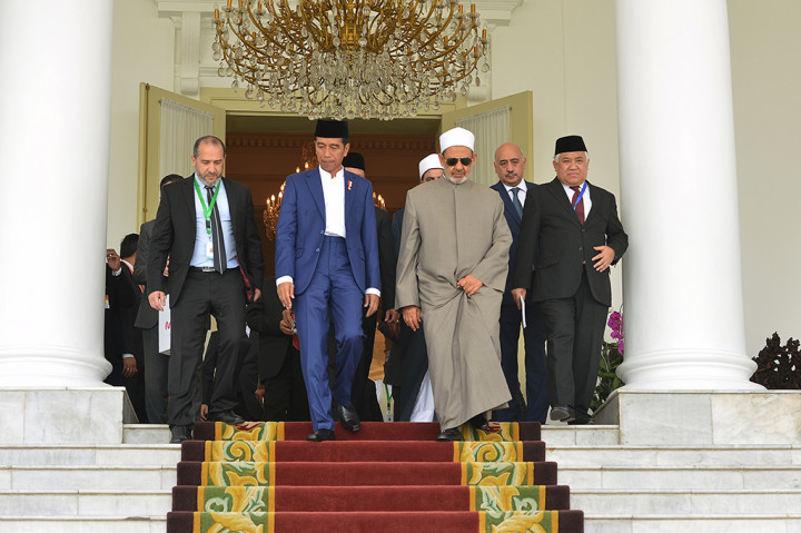 Jokowi Buka KTT Wasathiyah Islam di Istana Bogor