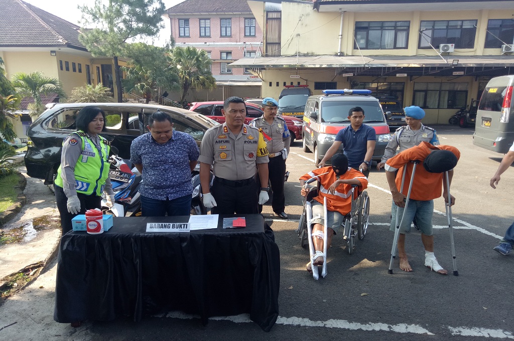 Kapolres Malang Kota merilis perkara tabrakan di Malang, Selasa 1 Mei 2018, Medcom.id - Daviq
