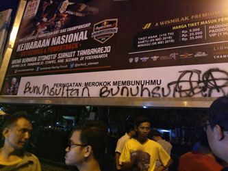 Polda DIY Usut Tulisan 'Bunuh Sultan'