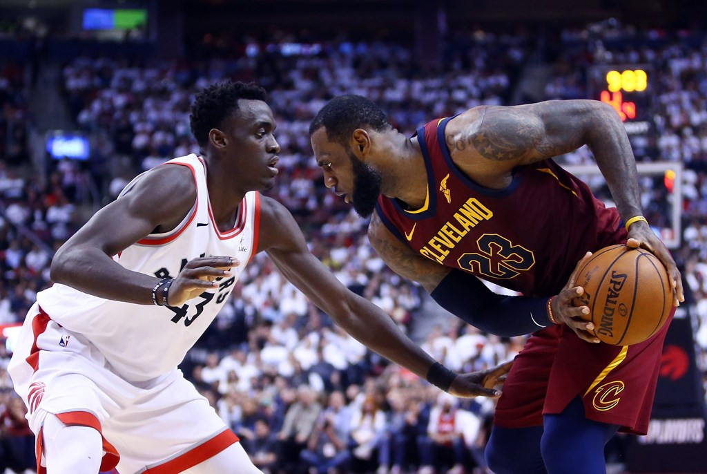 Claveland Cavaliers berhasil meraih kemenangan kontra Toronto Raptors (Foto AFP/ Vaughn Ridley)