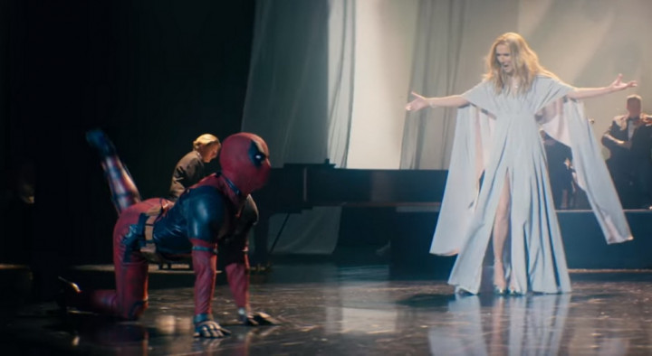 Tingkah Jenaka Deadpool dalam Video Musik Celine Dion