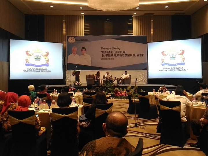 Ganjar Siap Jadikan Jateng Pro Dunia Usaha