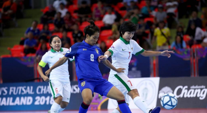 AFC Futsal: Timnas Futsal Putri Indonesia Imbangi Thailand