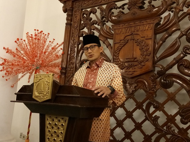 Sandi: Taman Kota Bukan Hak Warga