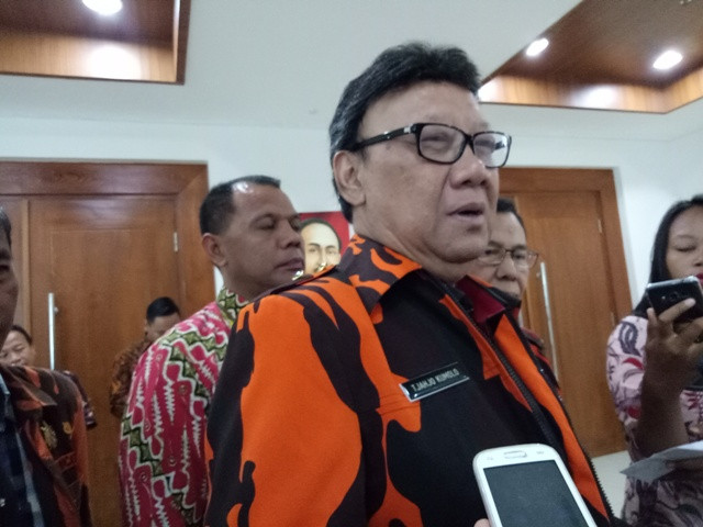 Menteri Dalam Negeri (Mendagri) Tjahjo Kumolo--Medcom.id/Siti Yona Hukmana.