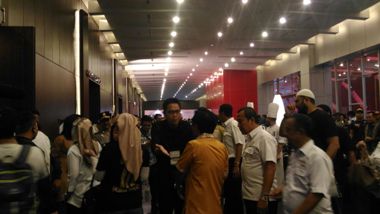 Pendukung Paslon Sesaki Debat Pilgub Sumut