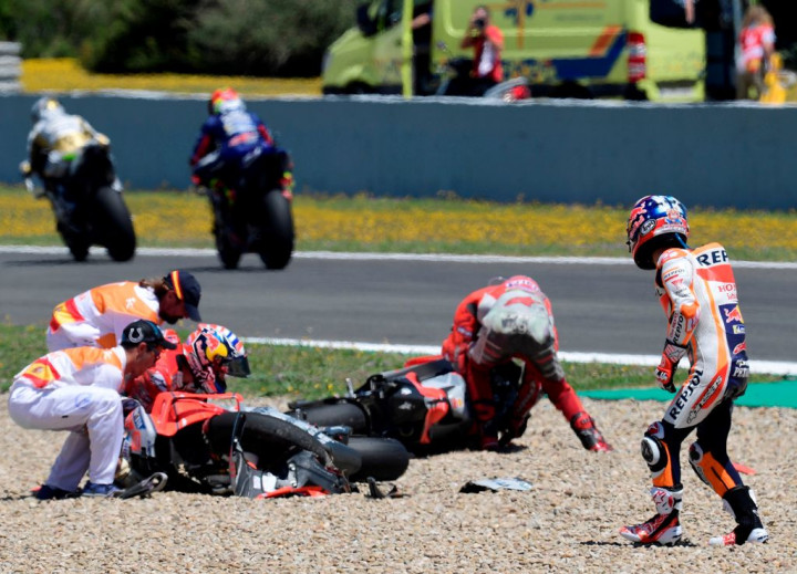 Insiden Tabrakan, Dovizioso Salahkan Pedrosa dan Lorenzo