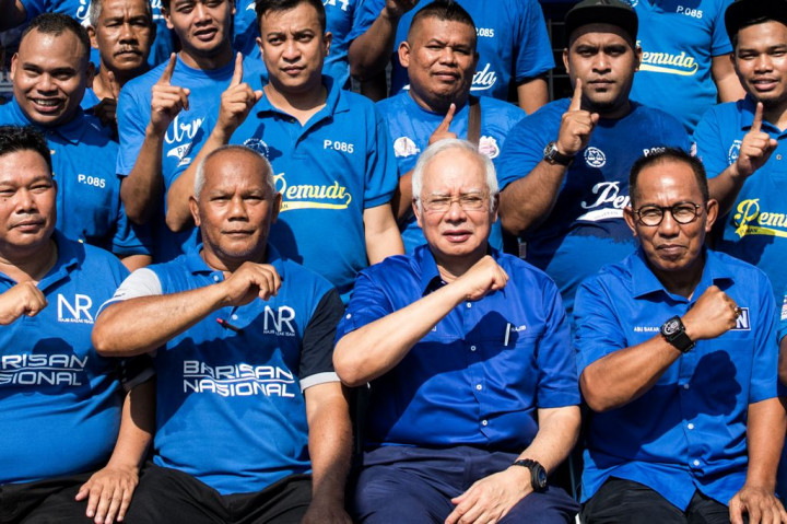 Najib Razak Optimistis Menang Pemilu