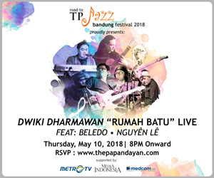 Road to TP Jazz Bandung Festival (TPJBF) 2018 akan digelar 10 Mei 2018. Dok: The Papandayan