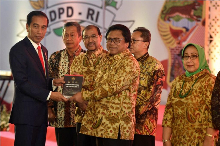 Pimpinan DPD Menemui Presiden