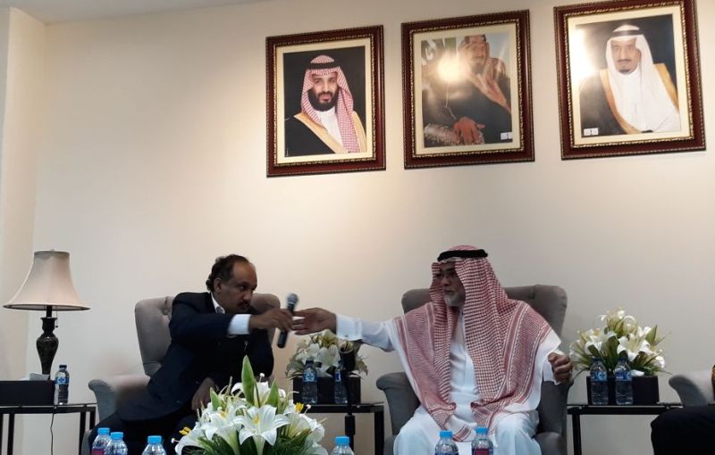 Duta Besar Arab Saudi untuk Indonesia Osamah Mohammed Abdullah Shuaibi ingin TKI mengerti hukum di negaranya (Foto: Marcheilla Ariesta).