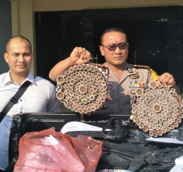 Polisi Gerebek Dua Pabrik Petasan di Balaraja