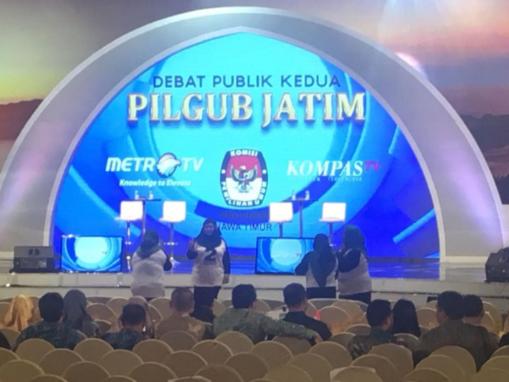 Pendukung Debat Jatim Dibatasi 150 Orang per Paslon