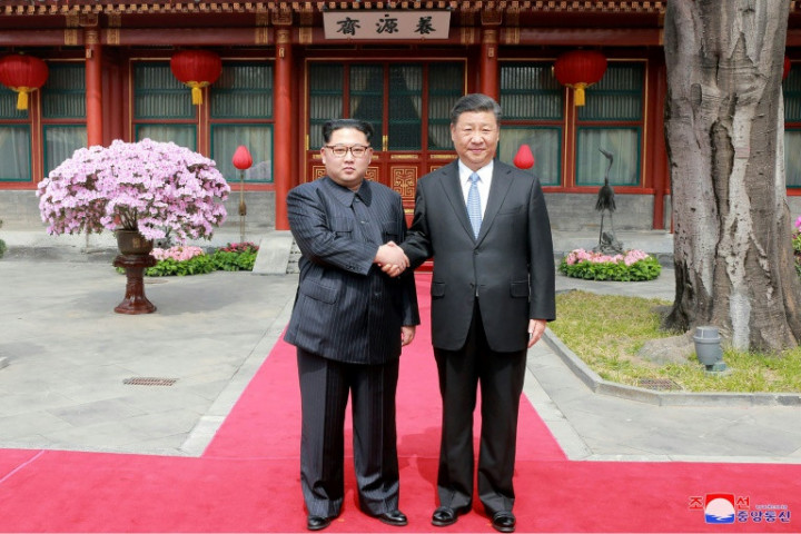 Xi Jinping and North Korea's Kim Jong Un Meet in China