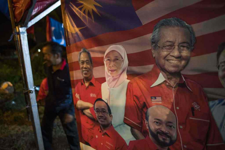 Warga di TPS Taman Bukit Cheras Jagokan Mahathir Mohamad