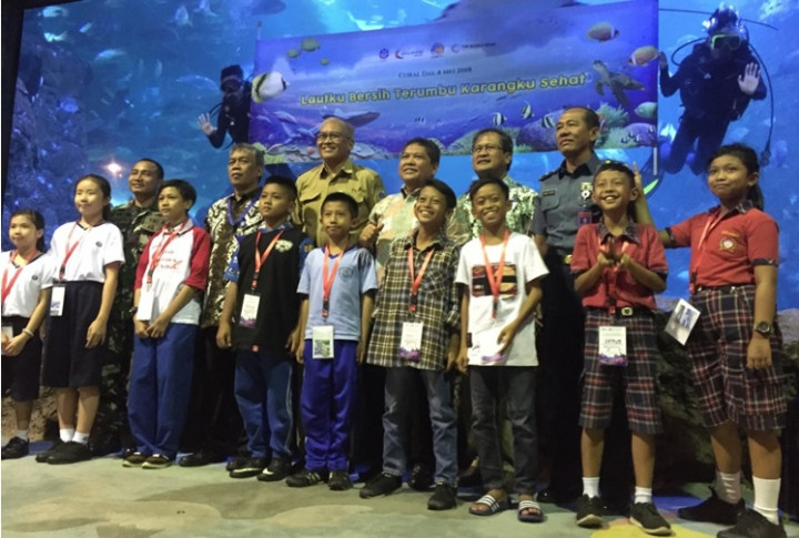 Seaworld Ancol dan LIPI Ajak Siswa Lestarikan Terumbu Karang