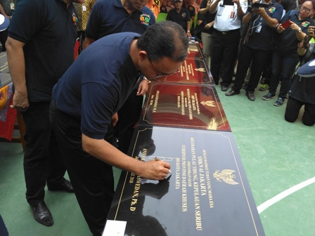 Anies Resmikan 8 Sekolah di Kepulauan Seribu