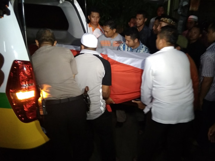 Jenazah Insiden Mako Brimob asal Bekasi Sampai Rumah Duka