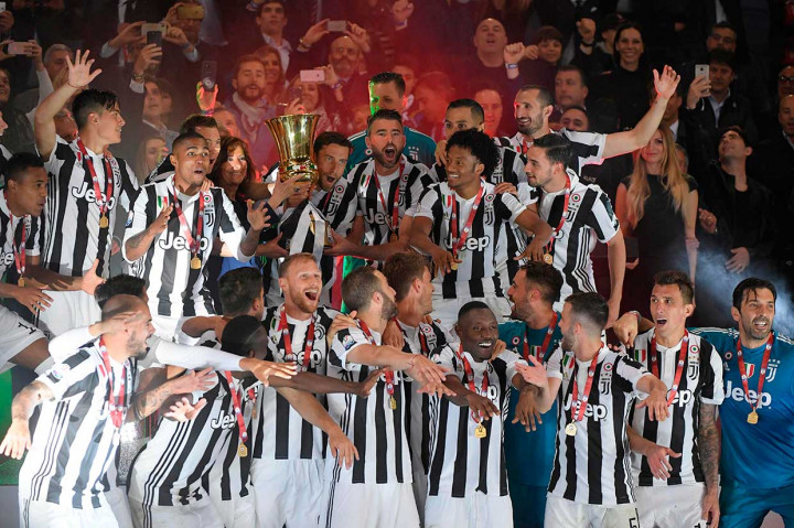 Hajar Milan 4-0, Juve Juara Coppa Italia