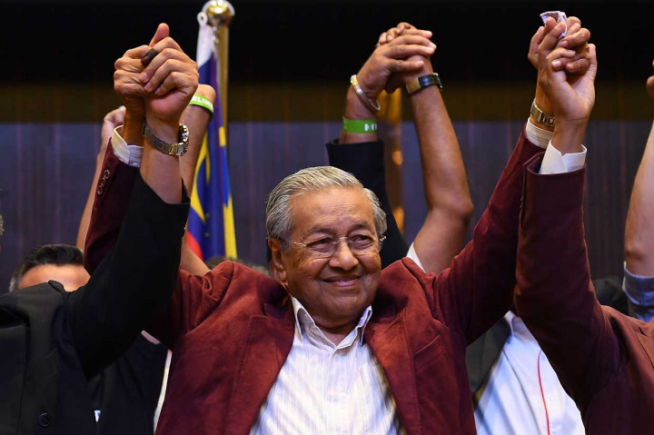 Mahathir Menangi Pemilu Malaysia