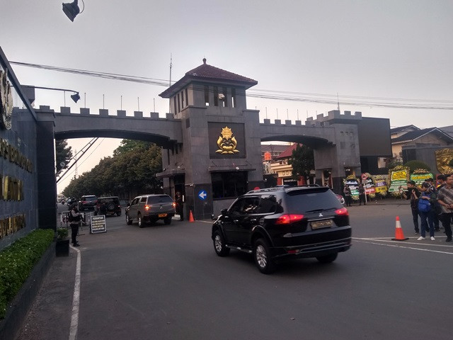 Kapolri Tiba di Mako Brimob