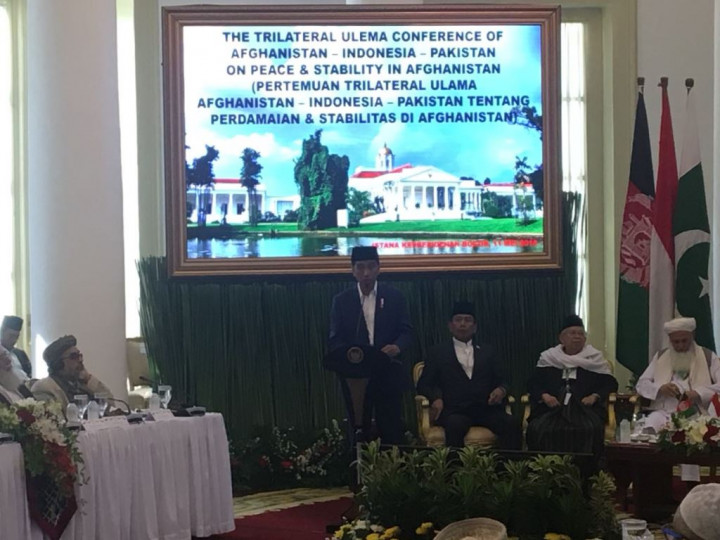 Jokowi Buka Pertemuan Ulama Indonesia, Afghanistan dan Pakistan