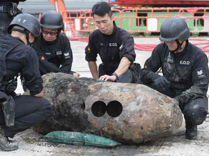 Bom PD II Ditemukan, Hong Kong Evakuasi 1.200 Orang