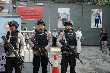 Puluhan Brimob Masih Bersiaga di Nusakambangan