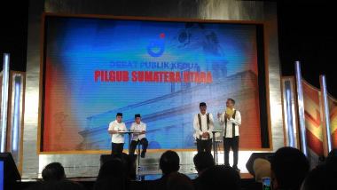 Cawagub Sumut Adu Cara Atasi Masalah Pangan di Sumut