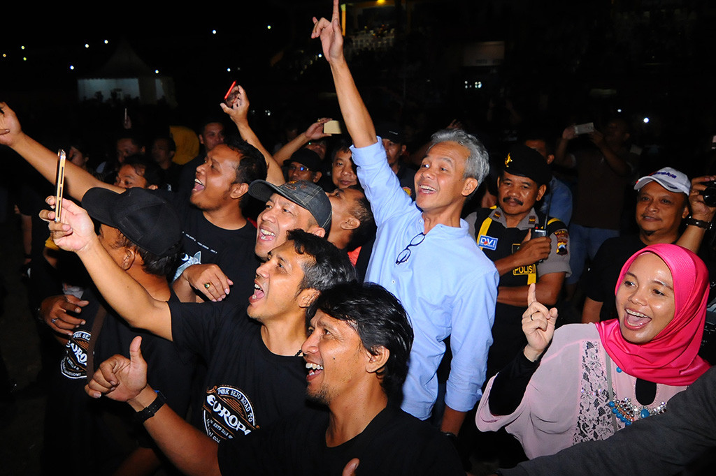 Nonton Konser Europe, Ganjar Pranowo Nostalgia Masa Remaja