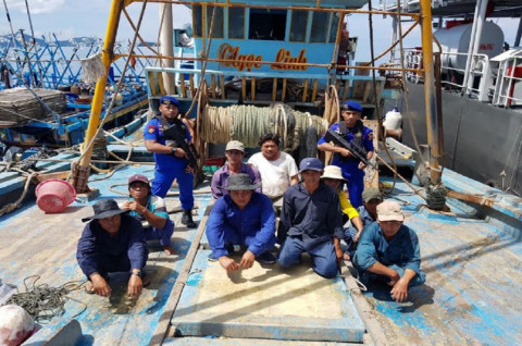 Lima Kapal Asing Ditangkap di Natuna