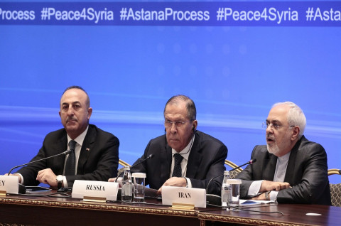 Menlu Turki, Rusia dan Iran dalam pertemuan membahas konflik