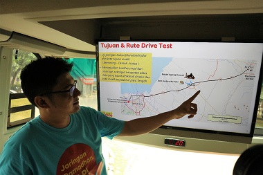 Indosat Ooredoo Uji Jaringan ke Jalur Mudik Semarang