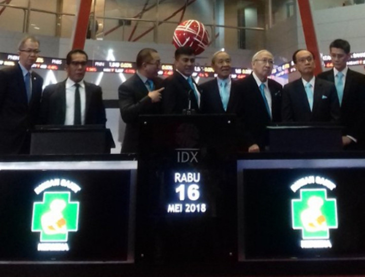 Saham Hermina Merosot saat <i>Listing</i> Perdana