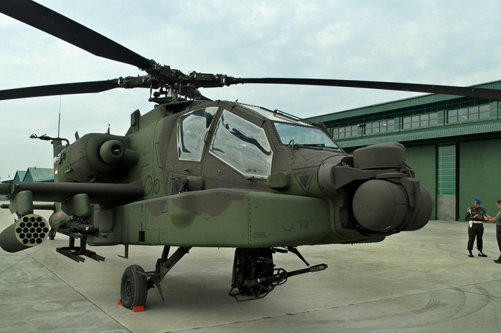 8 Helikopter Apache Perkuat Alutsista TNI AD
