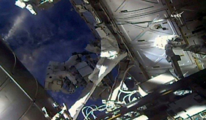 US Spacewalkers to Swap, Check Coolers 'Leaky' and 'Frosty'