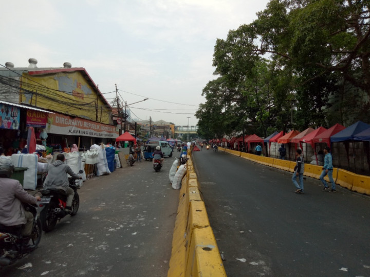 Jalan Jatibaru Tenang di Awal Ramadan