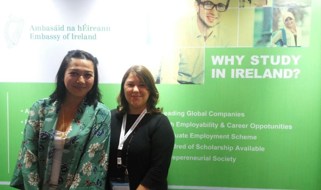 Commercial Officer Republik Irlandia untuk Indonesia Miranda Hough, dan Market Advisor Kedutaan Besar Republik Irlandia untuk Indonesia Isobel Walton (Foto:Anggi Tondi Martaon)