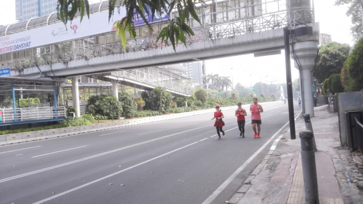 Minggu Pertama Puasa, CFD Sudirman-Thamrin Sepi