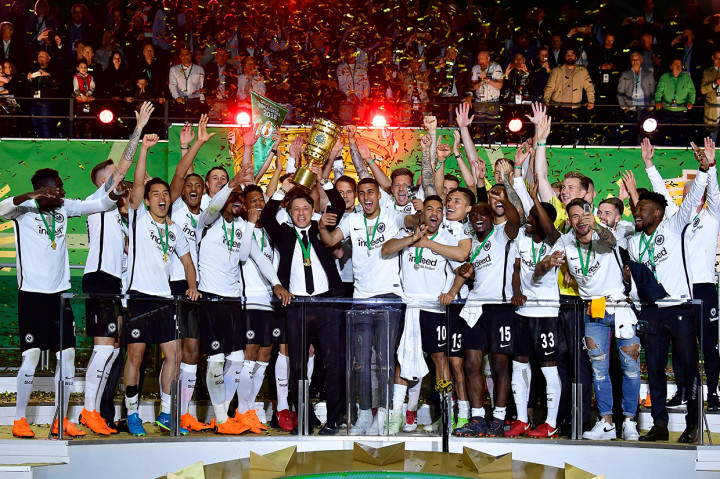 Tekuk Munchen 3-1, Frankfurt Raih Juara Piala Jerman