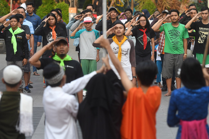 Mapala se-Surabaya Gelar Aksi Tolak Teroris dan Koruptor