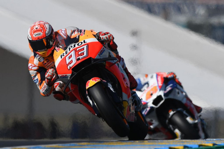 MotoGP Prancis: Marquez <i>Hattrick</i> Kemenangan, Rossi Finis Ketiga