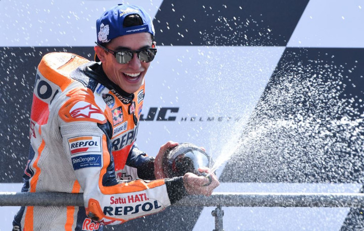 Ketika Dovizioso Terjatuh, Marquez Lebih Tenang