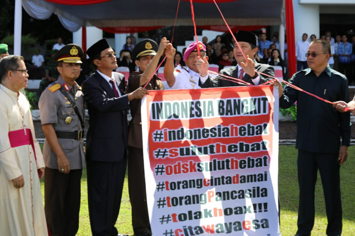 Sulut Deklarasi Antihoaks dan Antiteroris di Harkitnas