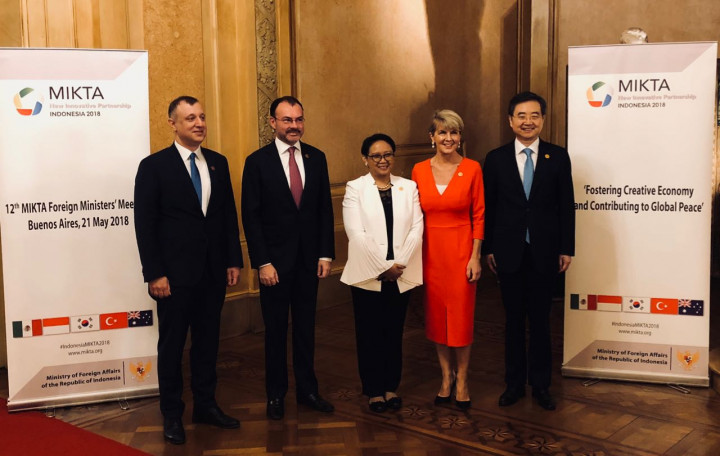 Menlu RI Minta Negara MIKTA tak Pindahkan Kedubes ke Yerusalem