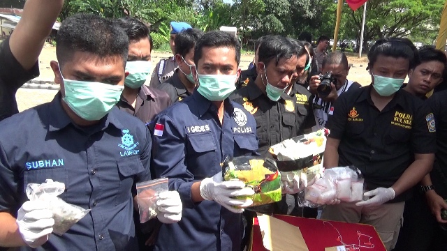 Pemusnahan Sabu di Sulsel Diklaim Selamatkan 850 Ribu Orang
